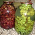 grape compote for the winter