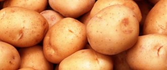 Selected potatoes
