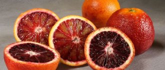 Плоды кровавого апельсина