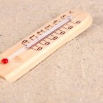 The thermometer will tell you the exact temperature